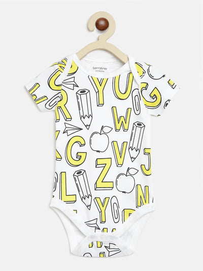 Berrytree Organic Onesies for Babies : Alphabets BerryTree