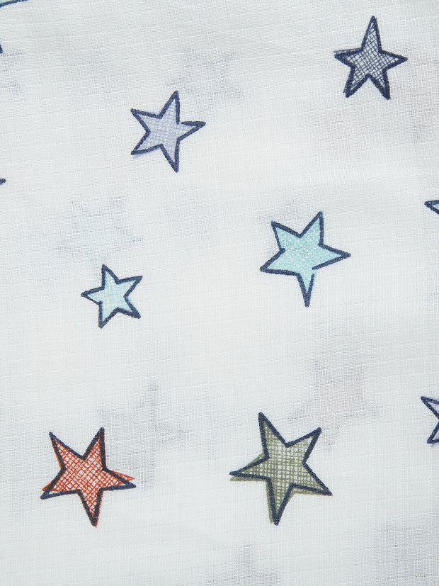 Berrytree Baby Swaddle / Wrap Blanket Colorful Stars BerryTree