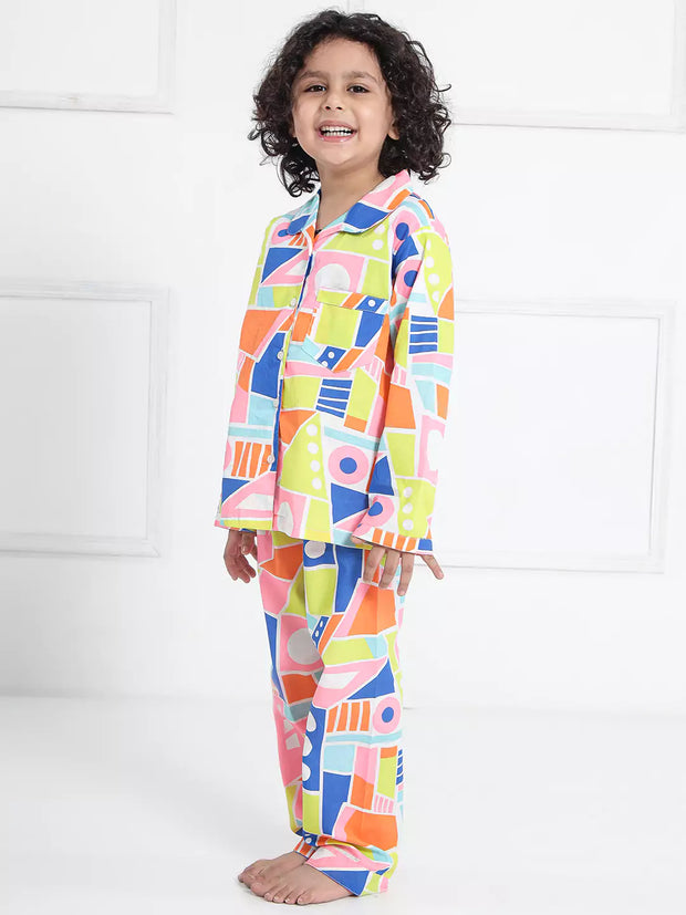 Berrytree Night Suit Boys: Neon