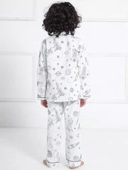 Berrytree Night Suit Boys: Space White