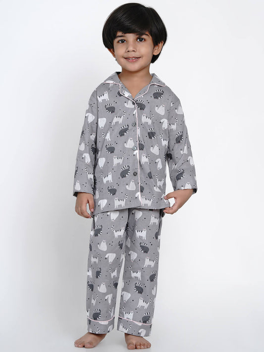 Berrytree Night Suit Grey Cat Boy BerryTree