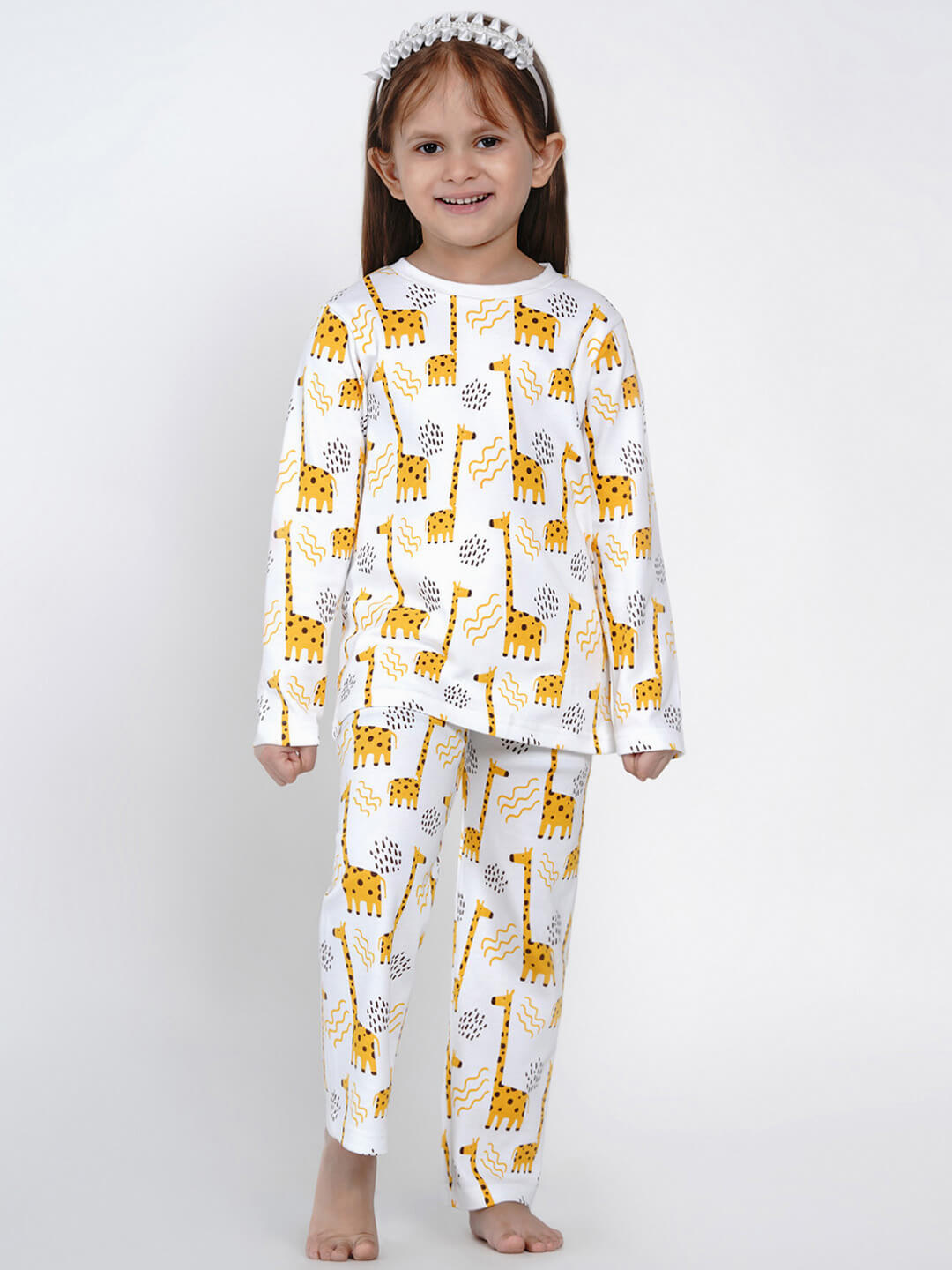 Berrytree Organic Night Suit Giraffe Girl BerryTree