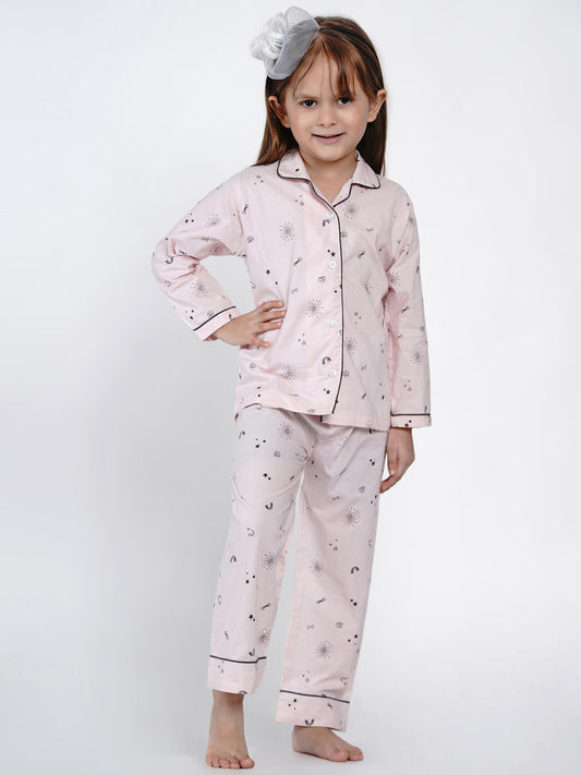 Berrytree Night Suit Pink Sky Girl BerryTree