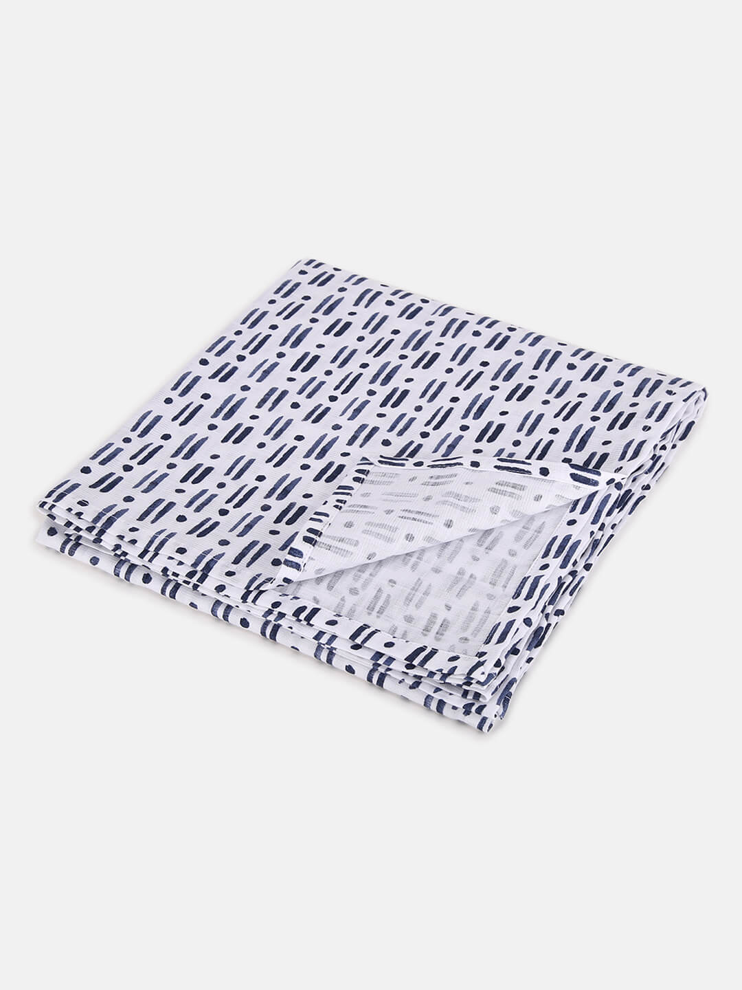 Berrytree Baby Swaddle/ Wrapping Cloth Blue Lines BerryTree