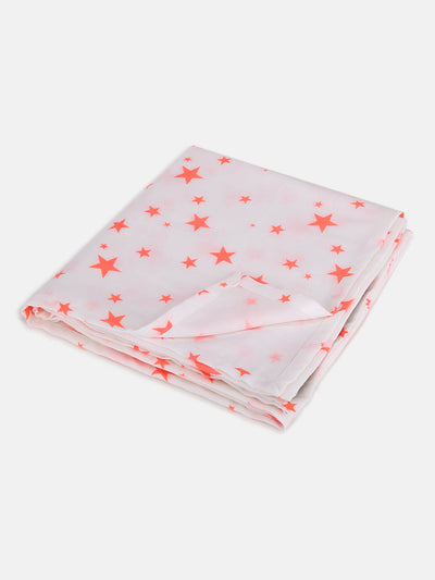 Berrytree Newborn Baby Swaddle/ Wrap: Orange Stars BerryTree