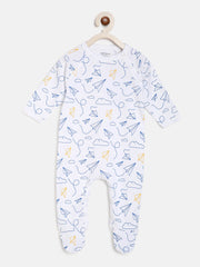 Berrytree Organic Cotton Baby Rompers : Paper Planes BerryTree