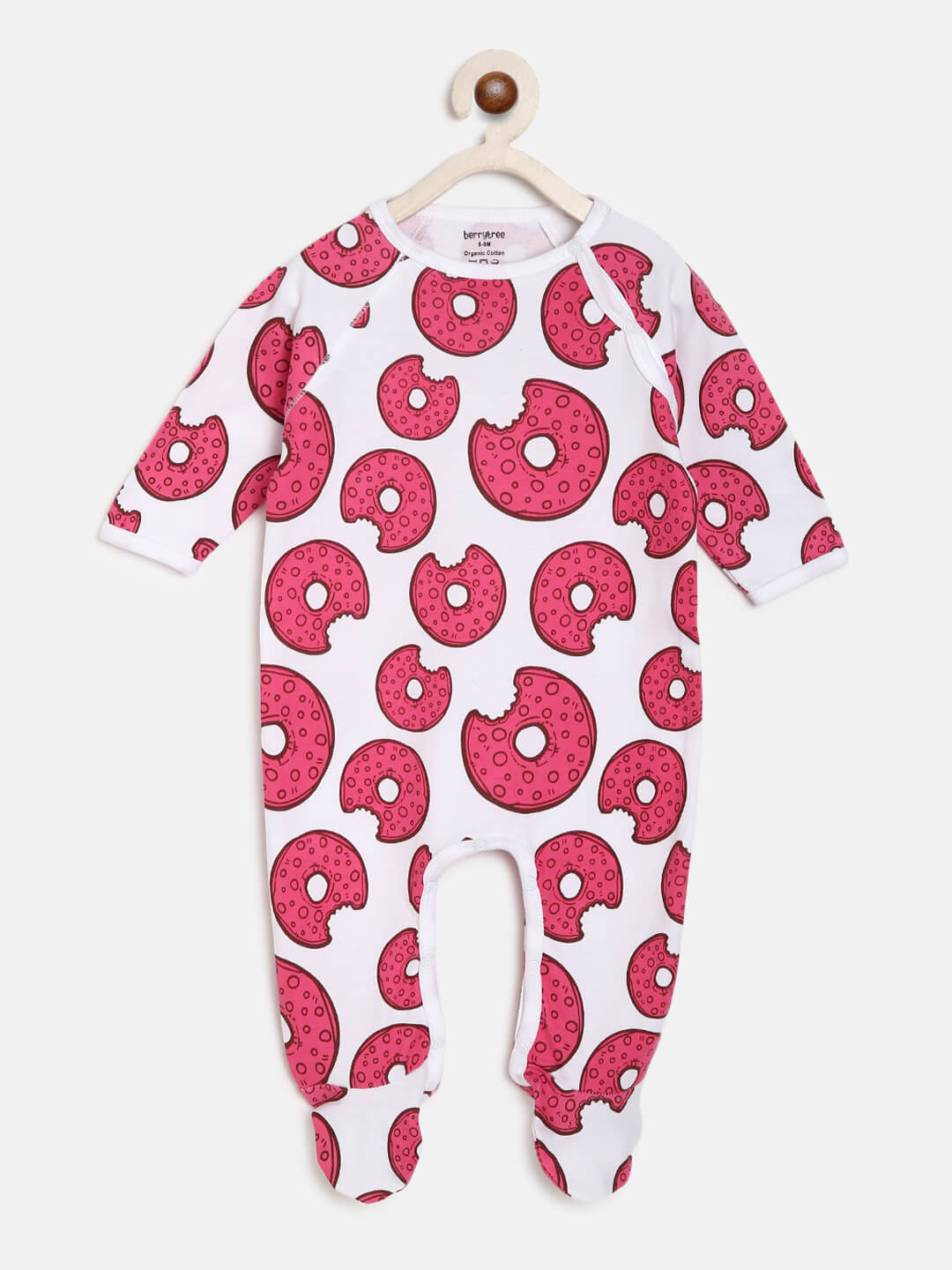 Berrytree Organic Cotton Baby Rompers : Donuts BerryTree