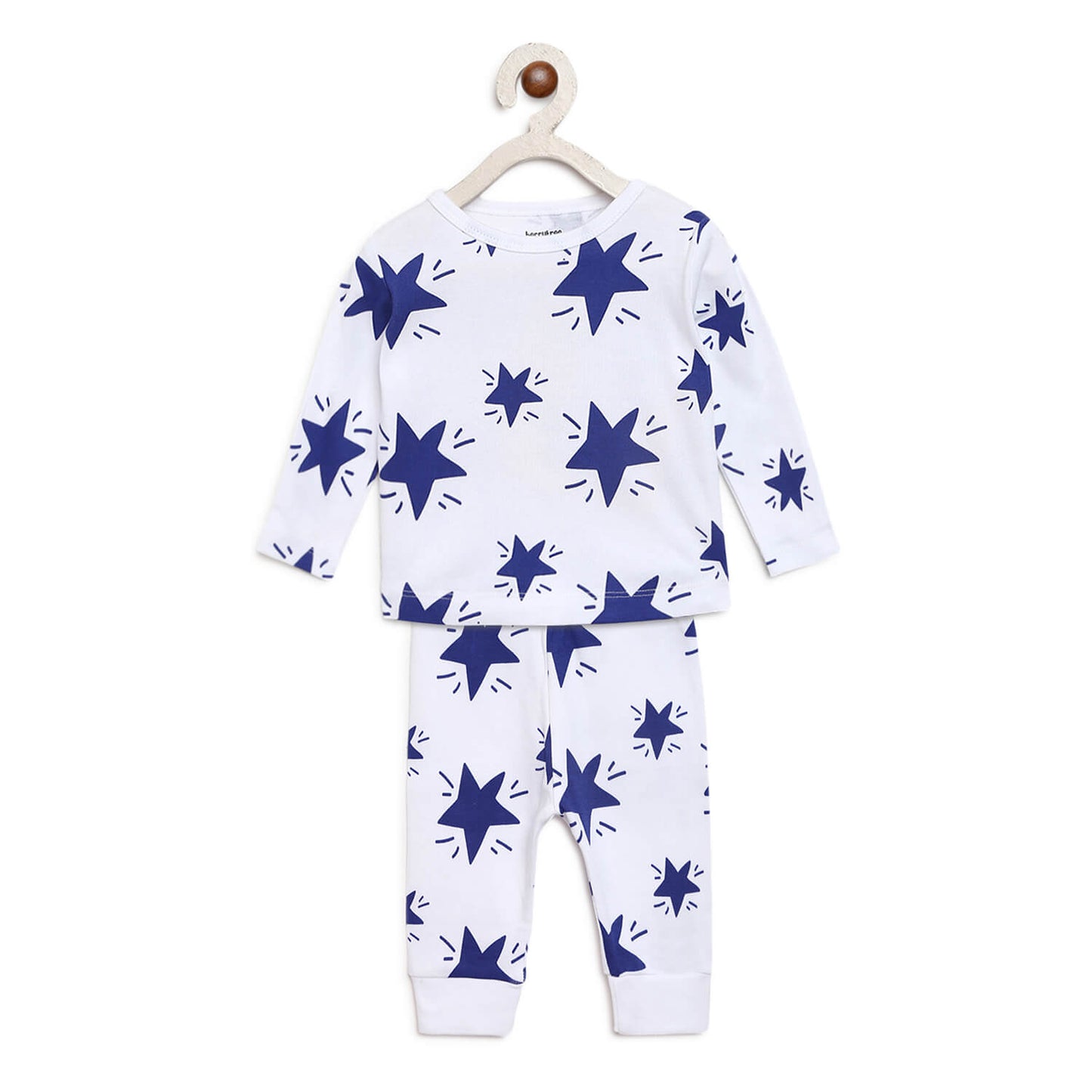 Berrytree Organic kids Night Suit Star Blue BerryTree