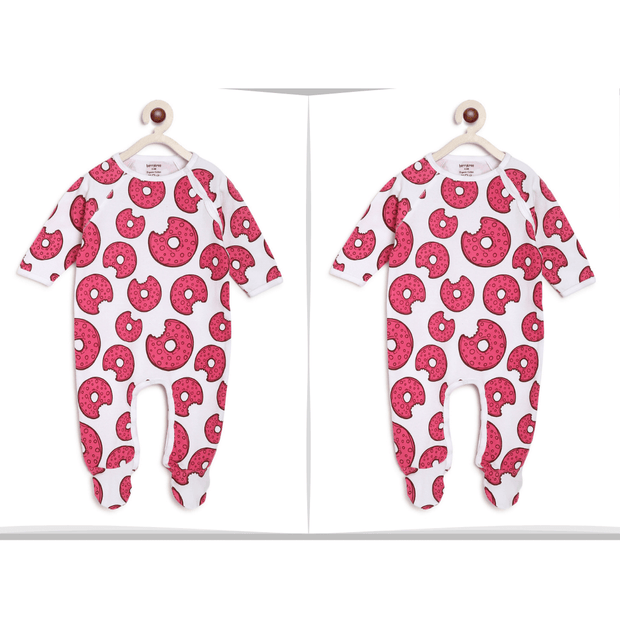 Berrytree Twins Baby Dress : Donuts Romper BerryTree