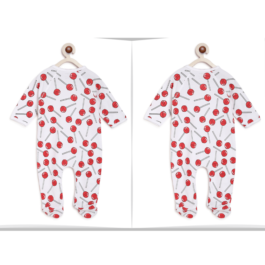 Twin Baby Boy / Girl Set: Lollipops Romper BerryTree