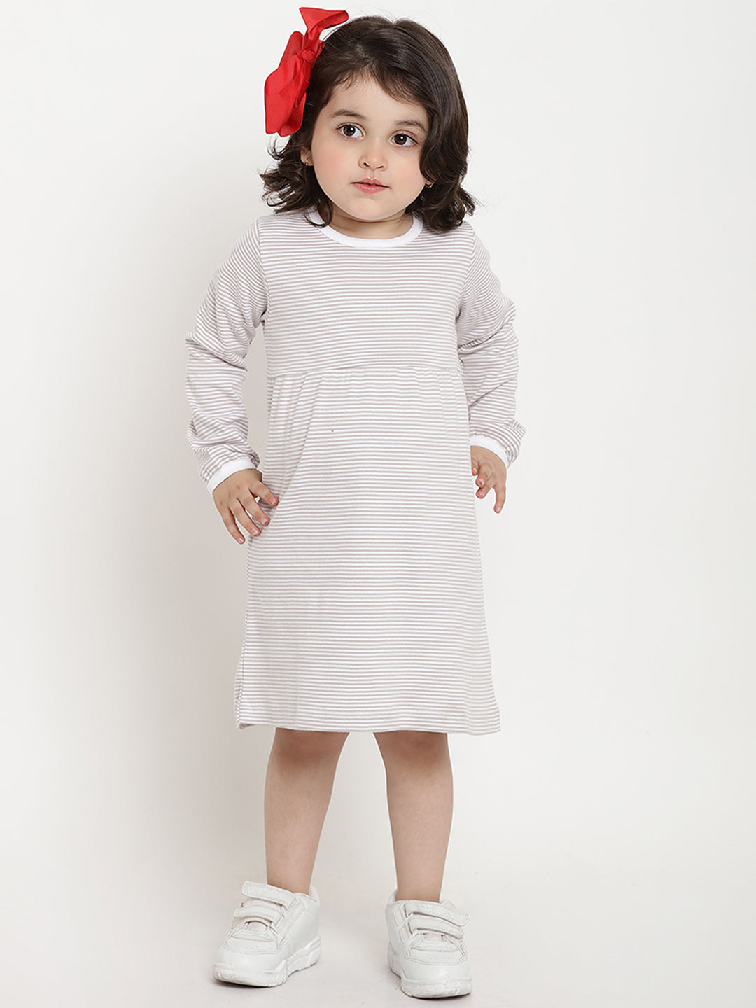 organic cotton grey dress berrytree kids