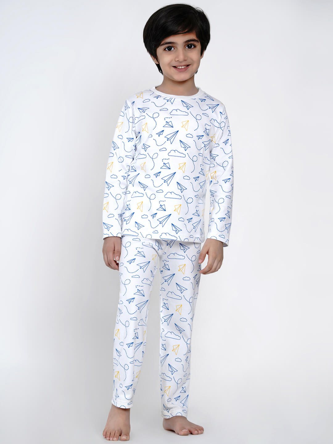 Berrytree Organic Night Suit Paper Plane Boy BerryTree