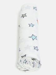 Berrytree Baby Swaddle / Wrap Blanket Colorful Stars BerryTree