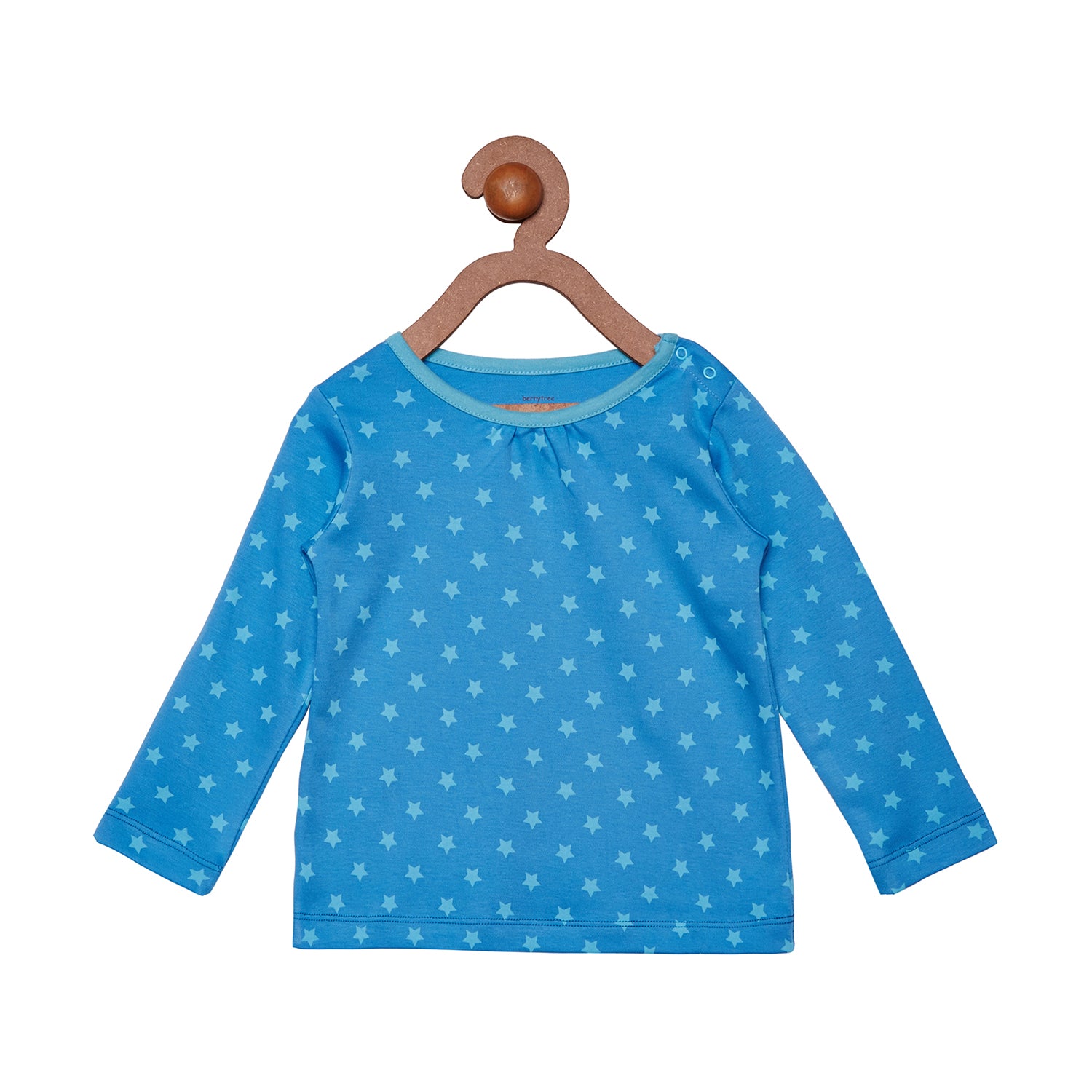 Berrytree Organic Cotton Long Top Blue Star BerryTree