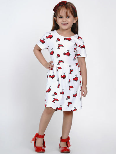 Berrytree Kids Gown Dress Fish Print BerryTree