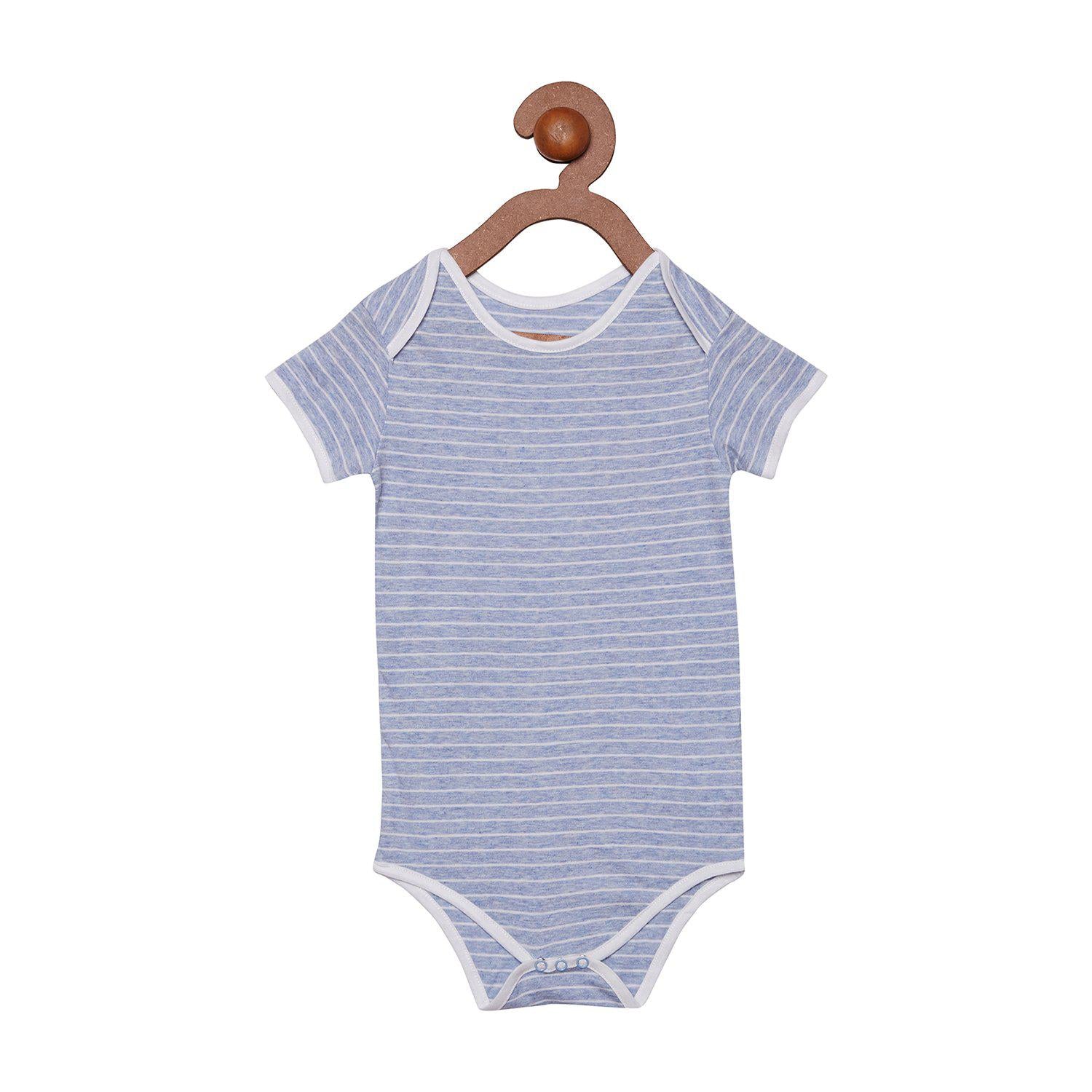 Berrytree Organic Cotton Baby Onesie Blue BerryTree