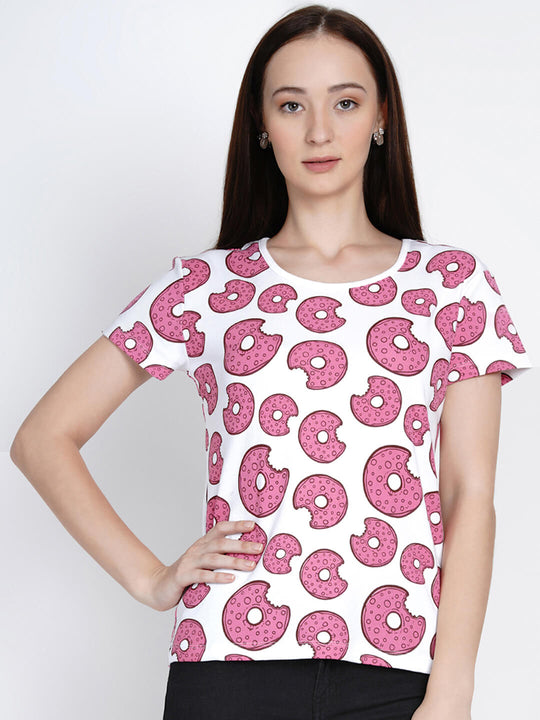 Berrytree Organic Cotton  Women T-shirt Donut Berrytree Organic India