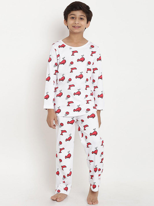 Berrytree Organic Night Suit Fish Boy BerryTree