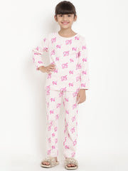 Berrytree Organic Night Suit Pink Unicorn Girls BerryTree