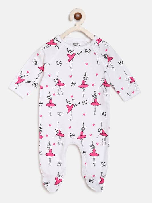 Berrytree Organic Cotton Baby Rompers : Ballerina BerryTree