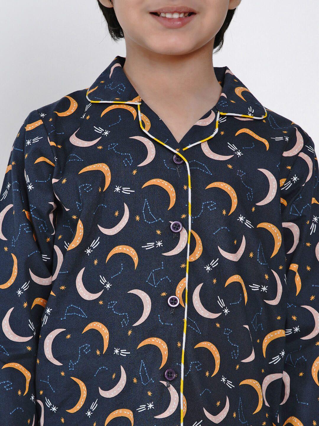 Berrytree Night Suit Yellow Moon Boy BerryTree