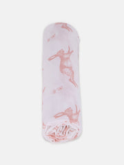 Berrytree Baby Swaddle/ Baby Wrapper : Pink Rabbit BerryTree