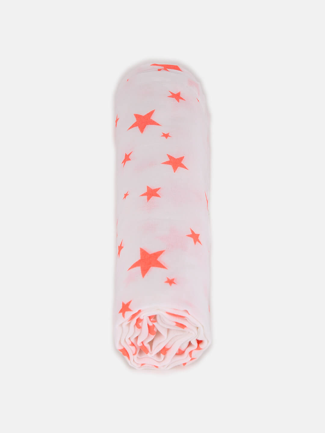 Berrytree Newborn Baby Swaddle/ Wrap: Orange Stars BerryTree