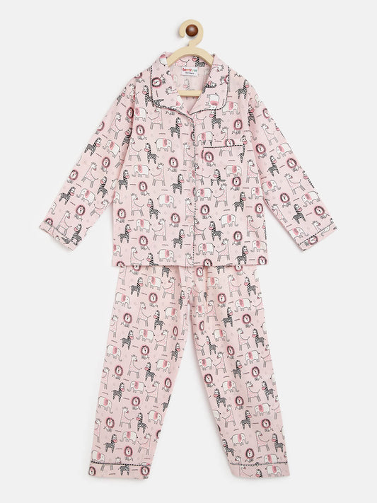 Berrytree Night Suit Pink Zebra BerryTree