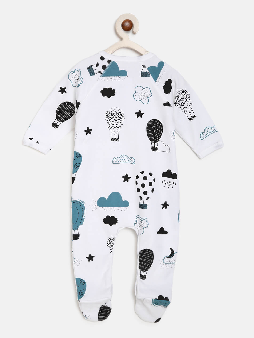 Berrytree Organic Cotton Baby Rompers : Balloons BerryTree