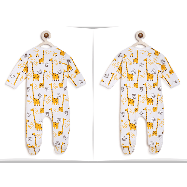Twins Baby Clothes : Giraffe Romper BerryTree