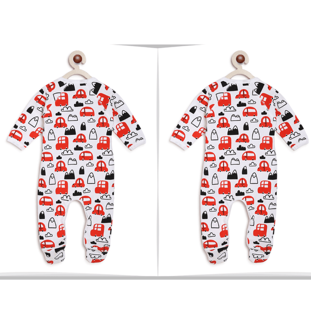 Twins Baby Clothes: Red Cars & Trucks BerryTree