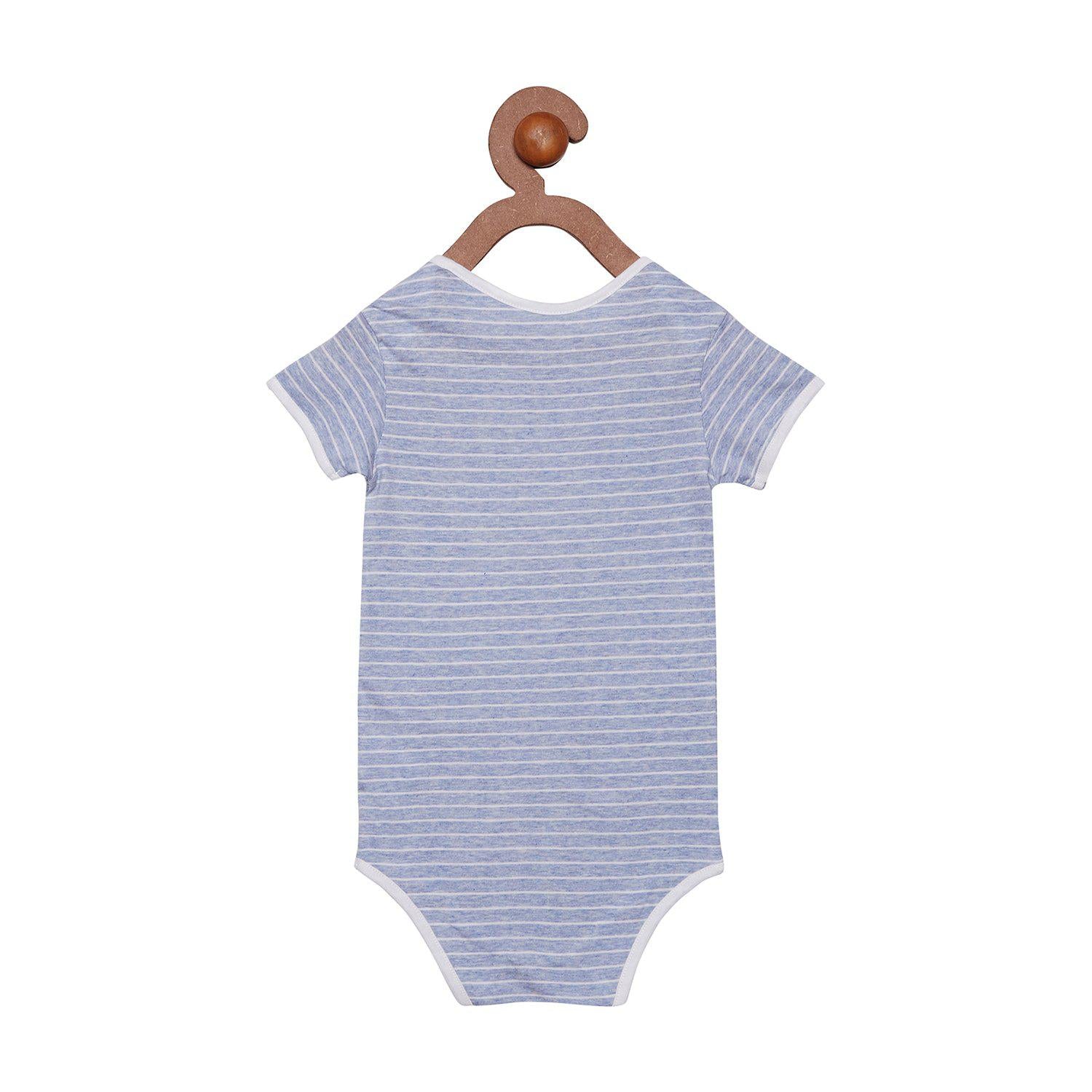 Berrytree Organic Cotton Baby Onesie Blue BerryTree