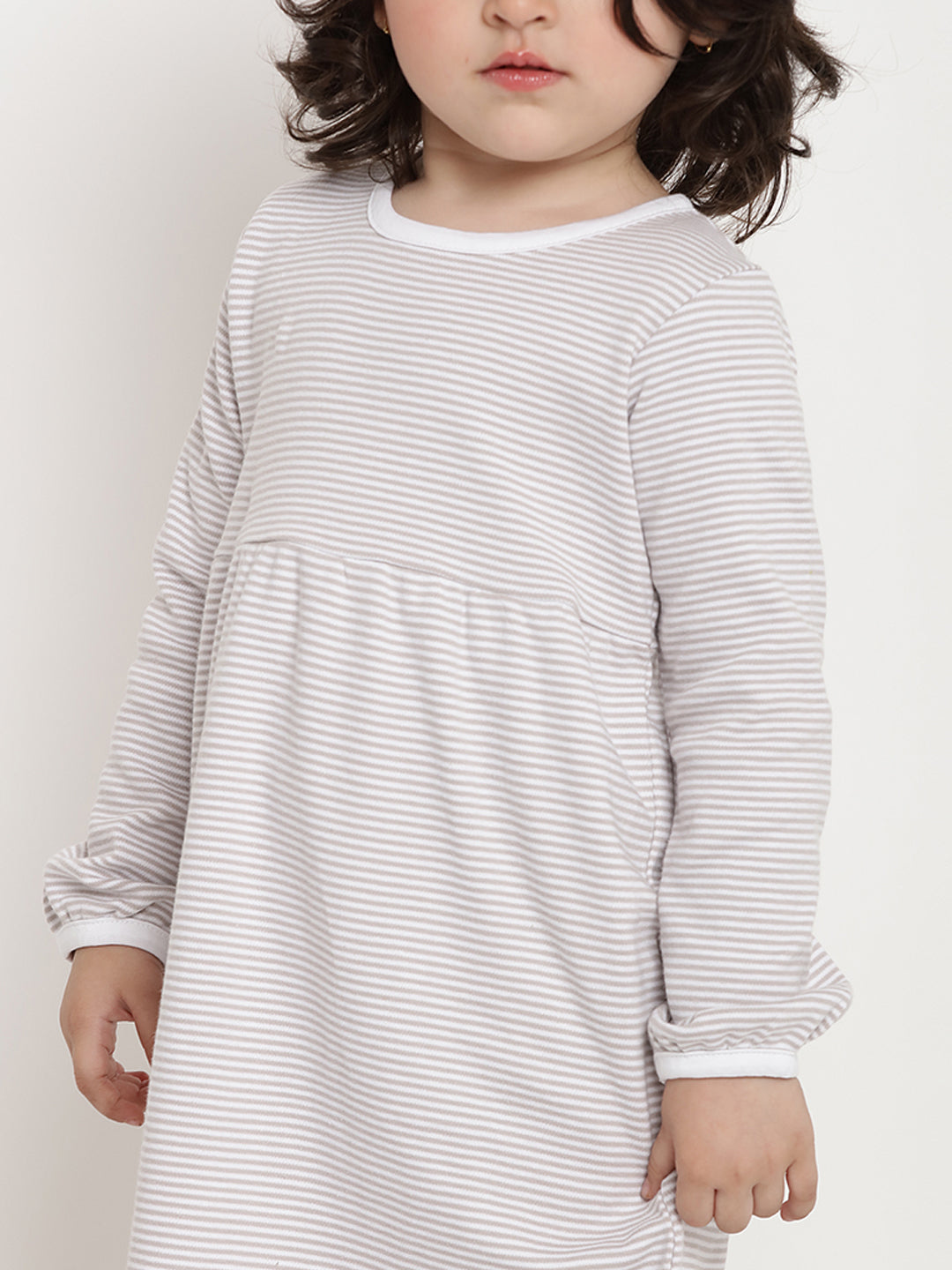 organic cotton grey dress berrytree kids