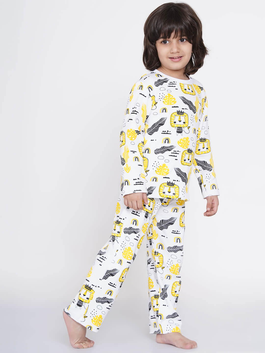 Berrytree Organic Cotton Night Suit Boys: Golden Lion BerryTree