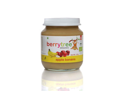Berrytree Organic Baby Food Apple Banana 