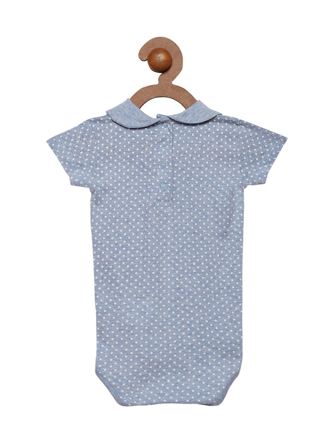 Berrytree Organic Cotton Baby Onesie Peter Pan Blue Star BerryTree