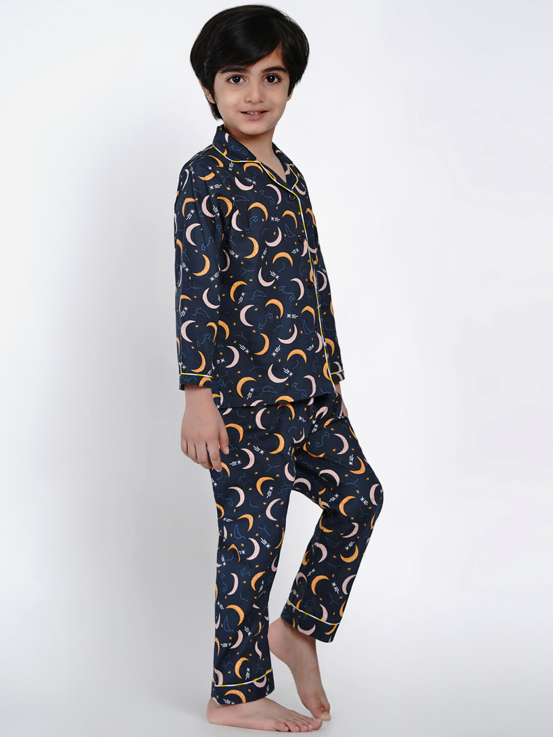 Berrytree Night Suit Yellow Moon Boy BerryTree