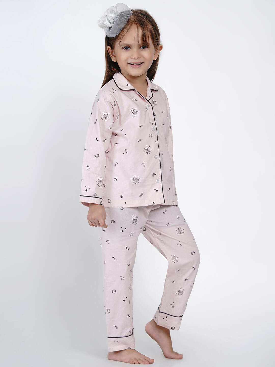 Berrytree Night Suit Pink Sky Girl BerryTree