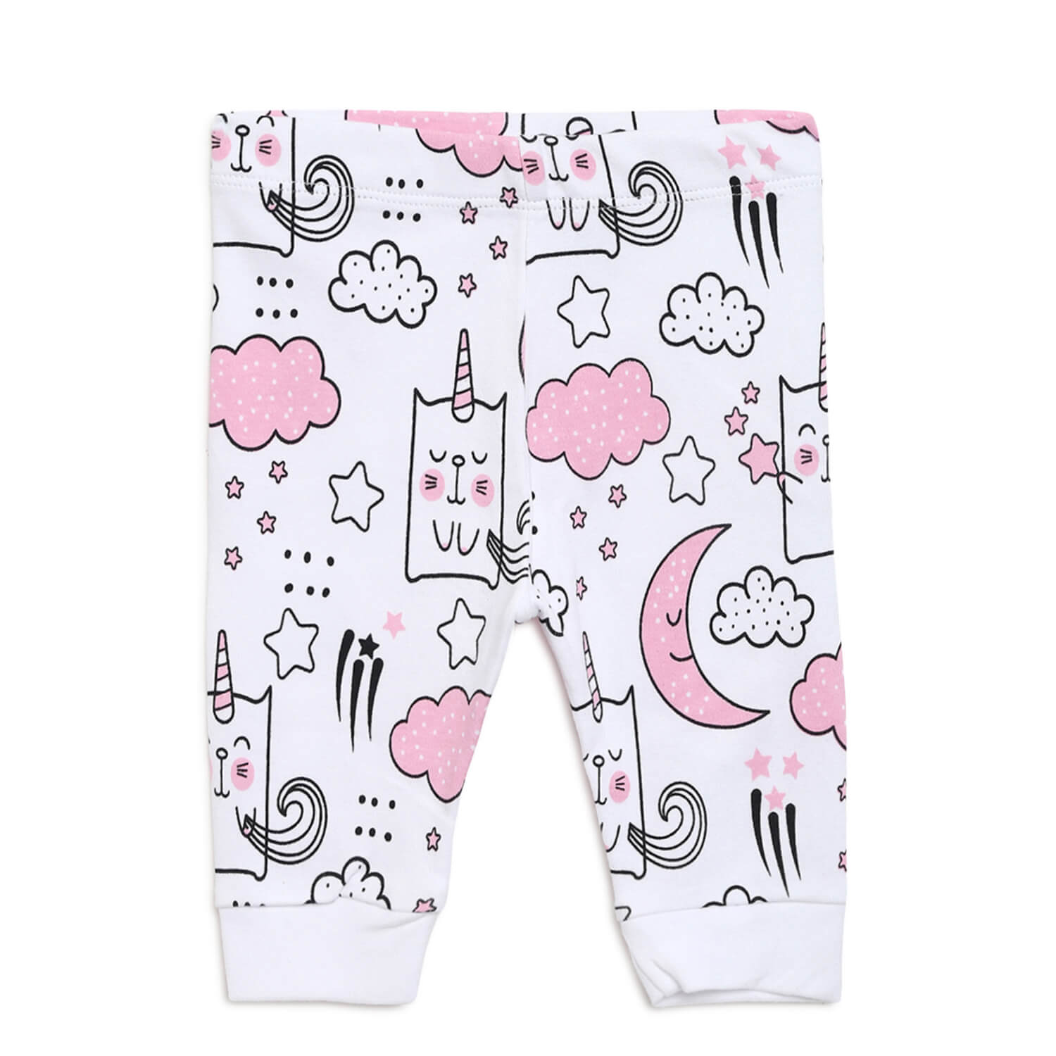 Shop Berrytree Organic Night Suit for Baby Girl: Unicorn Moons BerryTree