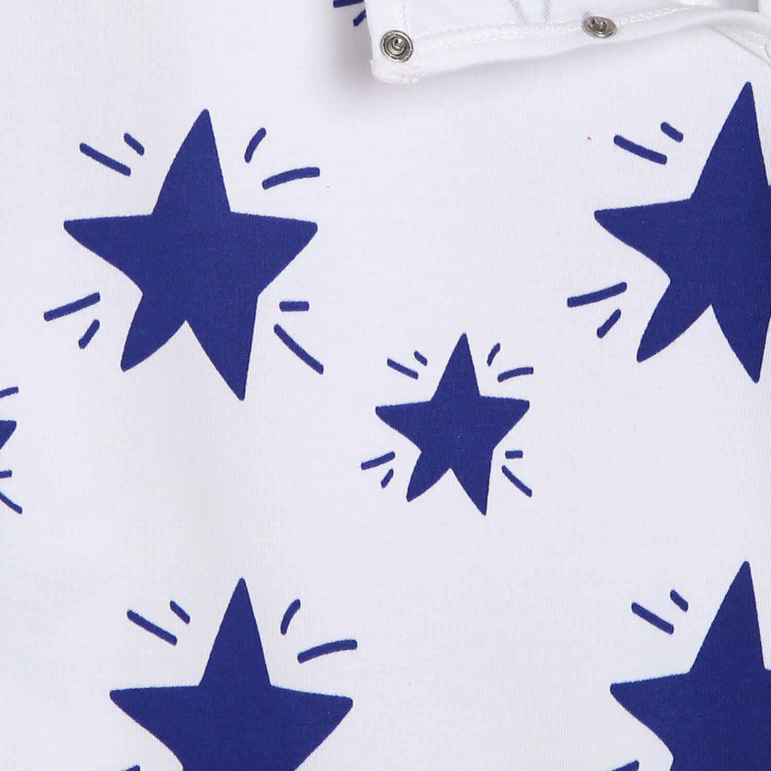 Berrytree Organic Cotton Baby Romper Star Blue BerryTree