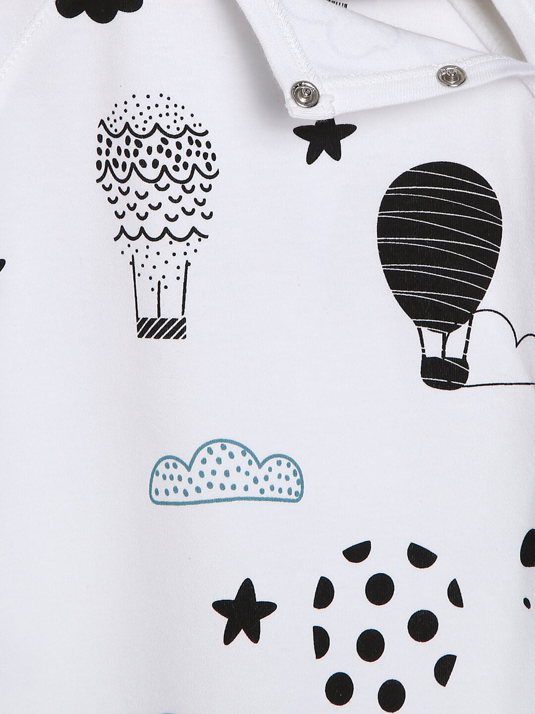 Berrytree Organic Cotton Baby Rompers : Balloons BerryTree