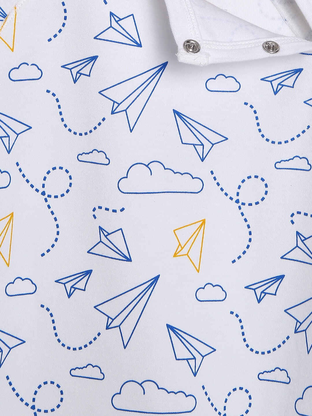 Berrytree Organic Cotton Baby Rompers : Paper Planes BerryTree