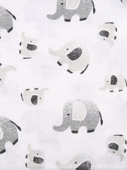 Berrytree Newborn Swaddle/Wrap Blanket Elephants BerryTree