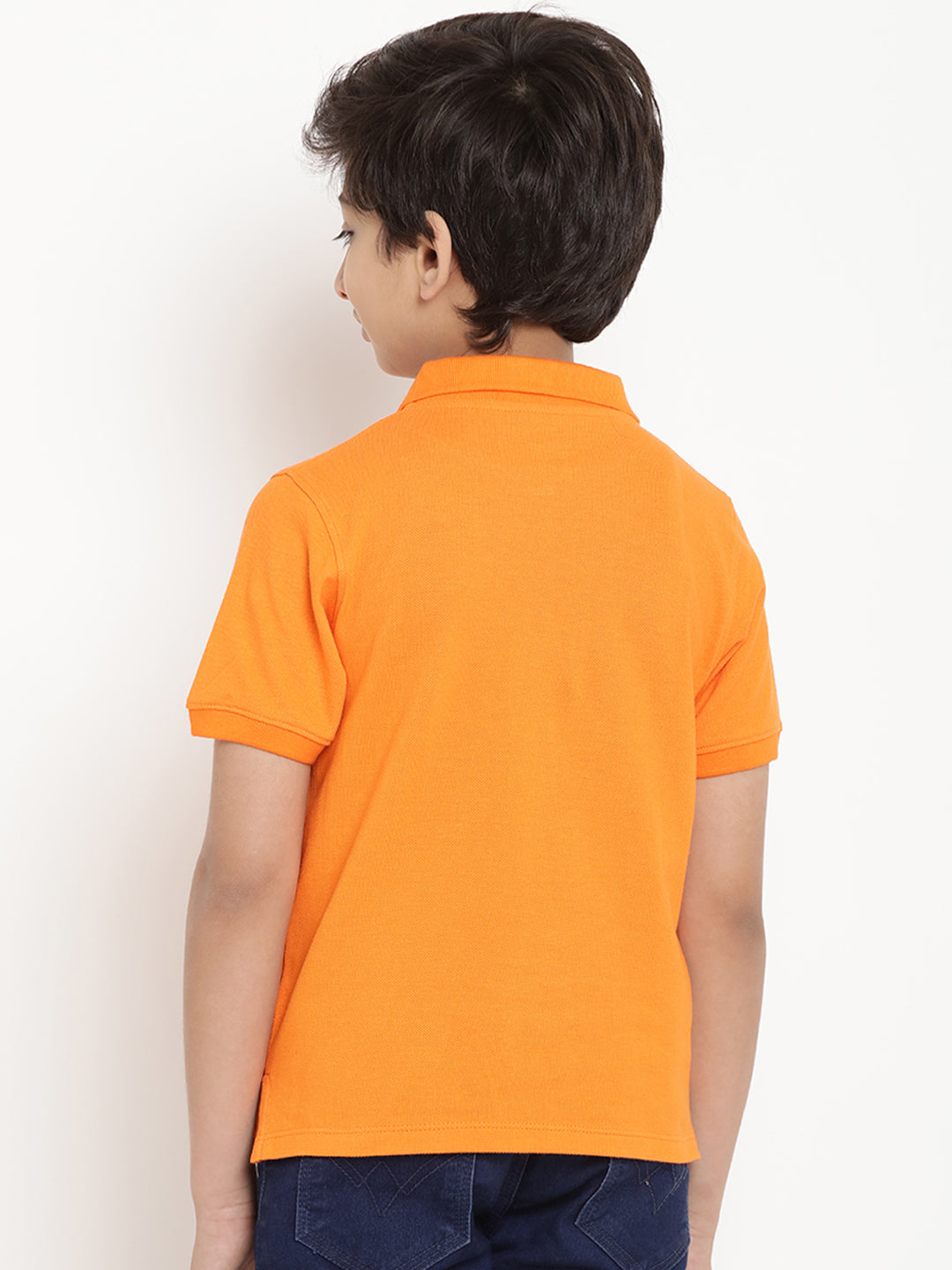 Berrytree Organic Cotton Polo Shirt Brother Bear Orange Berrytree Organic India