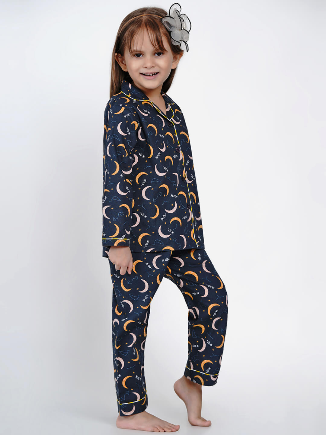 Berrytree Night Suit Yellow Moon Girl BerryTree