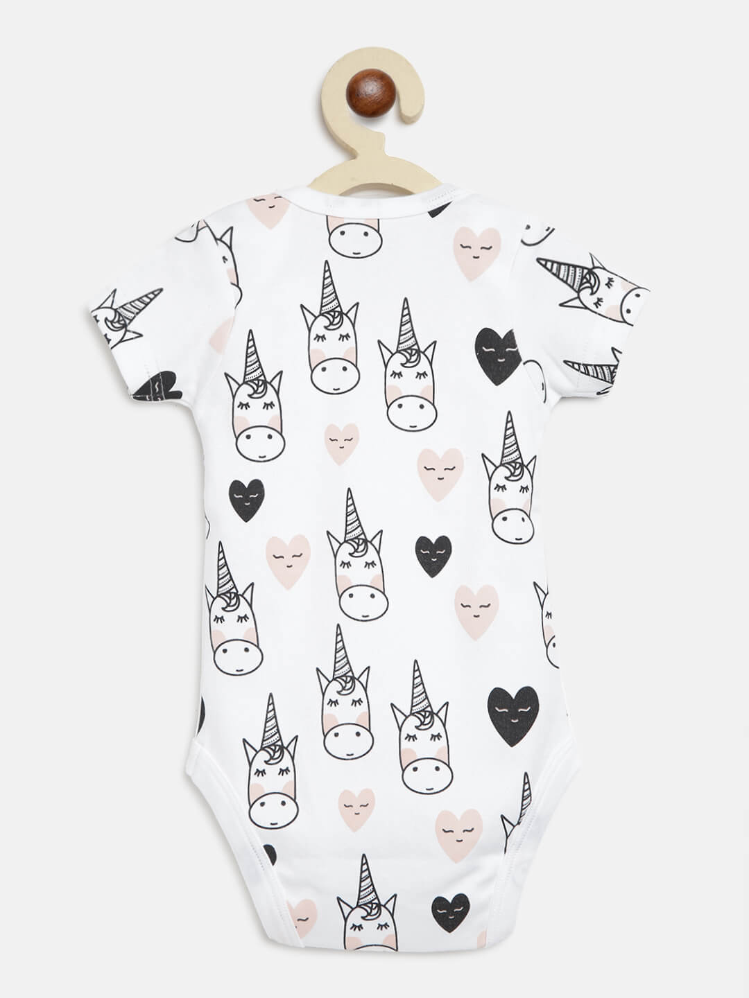 Berrytree Organic Onesies for Babies : Unicorn White BerryTree