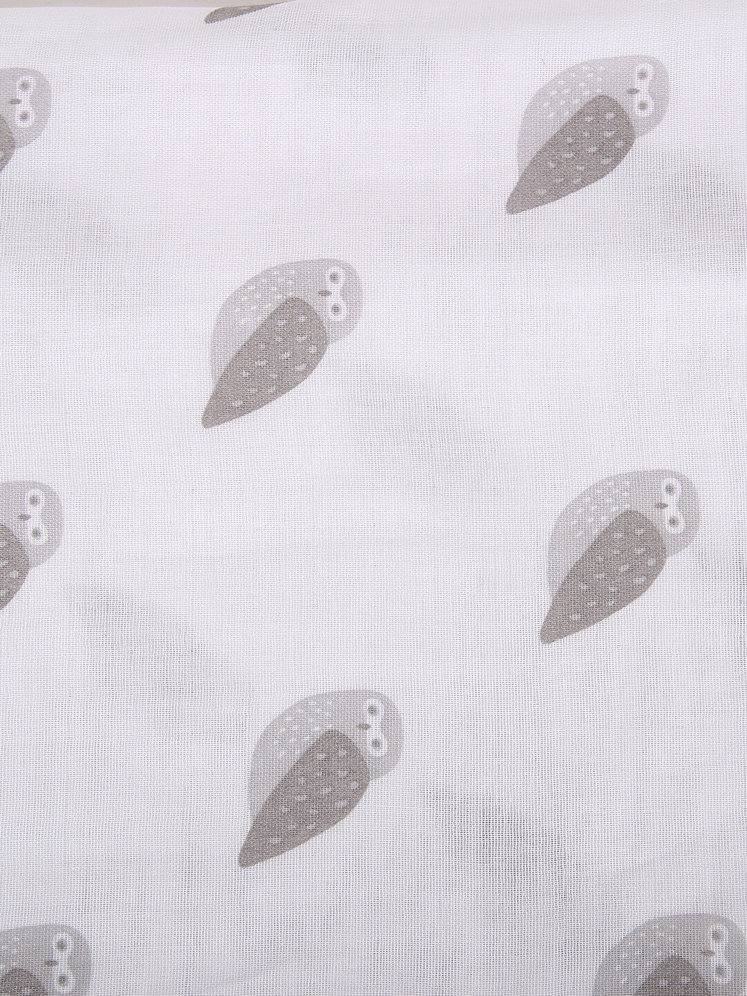 Berrytree Newborn Swaddle/Wrap Blanket Grey Owls BerryTree