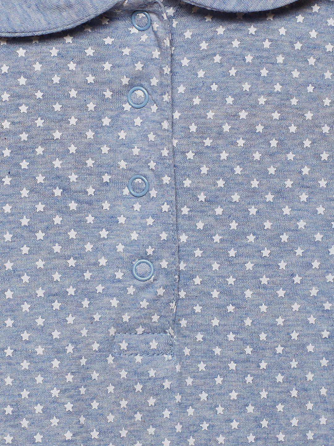 Berrytree Organic Cotton Baby Onesie Peter Pan Blue Star BerryTree