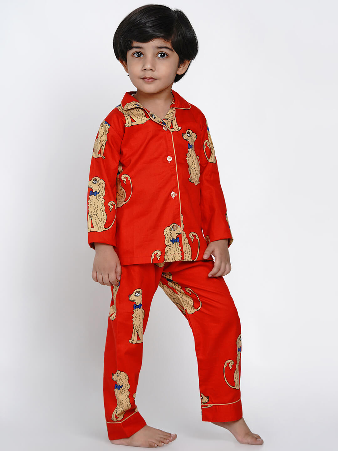 Berrytree Night Suit Red Dogs Boy BerryTree