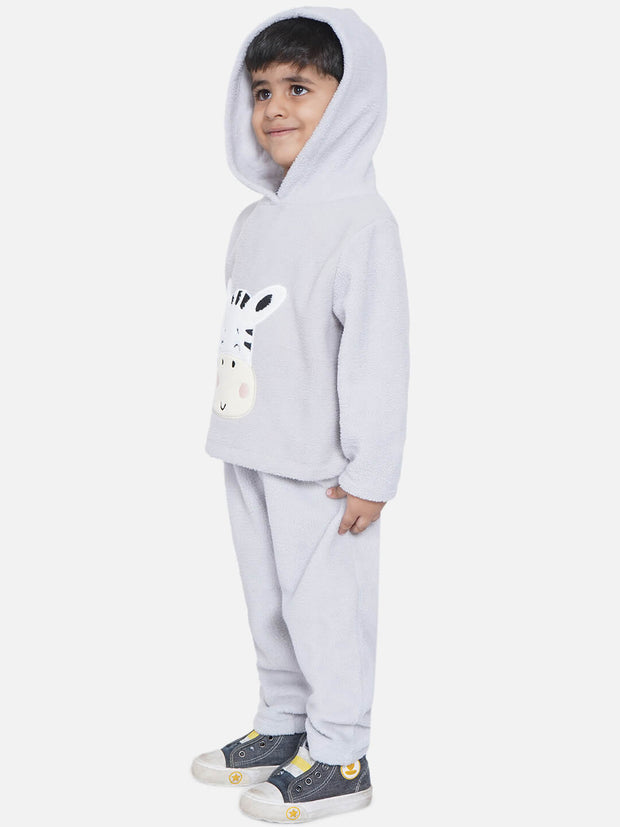 Buy ALAXENDER Winter Baby Night Suit Set Dress for Boys & Girls - Kids  Unisex Sleepwear Pajama Set Size (4 to 6 Years Kids) Grey at Amazon.in